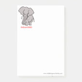 Post-it® Cool ELEPHANT-Conservation - Guerrier de la faune  (Devant)