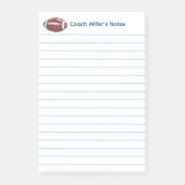 Post-it® Cool Football Coach Lined Custom (Devant)
