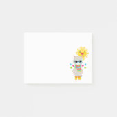 Post-it® Cool Llama et souriant Kawaii Sun (Devant)