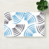 Post-it® Cool, moderne, bleu abstrait tendance (Bureau)