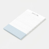 Post-it® Cool Moderne Simple Bleu Bleu Bleu (Incliné)