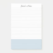 Post-it® Cool Moderne Simple Bleu Bleu Bleu (Devant)
