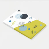 Post-it® Cool, tendance, moderne, vert Memphis (Incliné)