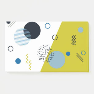 Post-it® Cool, tendance, moderne, vert Memphis