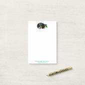 Post-it® Cool Trois bandes ARMADILLO - Animal en voie de di (Sur un bureau)