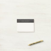 Post-it® Cool vieilli Vintage Guy's Black Chalkboard (Sur un bureau)
