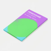 Post-it® coole verte n lila Rappel de l'événement (Incliné)