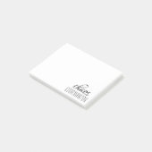 Post-it® Coordinateur du Chaos Texte typographique (Incliné)