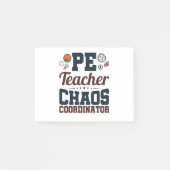 Post-it® Coordinateur PE Teacher Chaos (Devant)