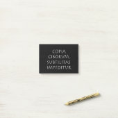 Post-it® Copia ciborum subtilitas impeditur (Sur un bureau)