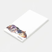 Post-it® Copie "de trio faisant une sieste de chat" (Incliné)