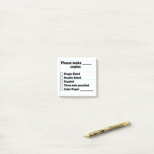 Post-it® Copies de l'enseignant Note collante (Sur un bureau)