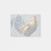 Post-it® Coq Bantam coloré (Devant)
