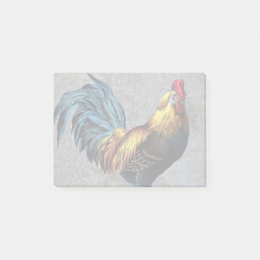 Post-it® Coq Bantam coloré (Devant)