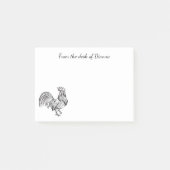 Post-it® Coq d'éleveur de poules folles (Devant)