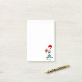 Post-it® Coq portugais de Barcelos en blanc (Sur un bureau)