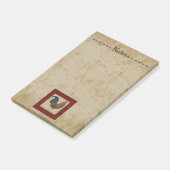 Post-it® Coq rouge (Incliné)