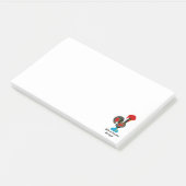 Post-it® Coq traditionnel du Portugal en noir (Incliné)