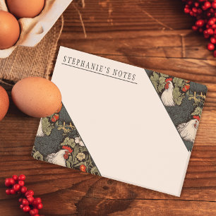 Post-it® Coqs vintages dans le jardin