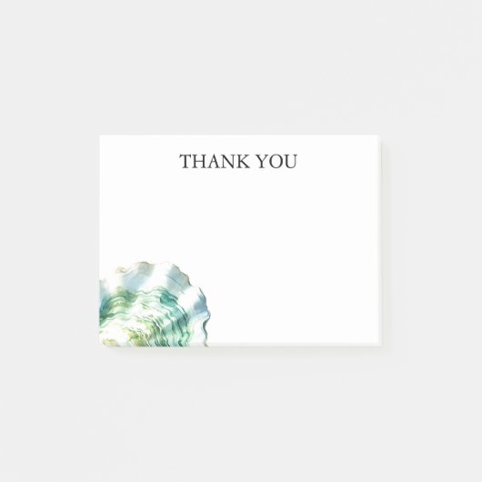 Post-it® Coque d'huîtres aquarelle personnalisée (Devant)