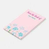 Post-it® Coquelicot bleu personnalisé (Incliné)