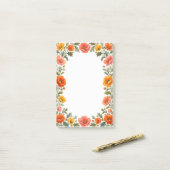 Post-it® Coquelicots (Sur un bureau)