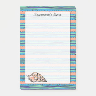 Post-it® Coquillage personnalisé 4 x 6