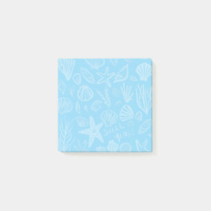 Post-it® Coquillages bleu clair plage SHELL YEAH