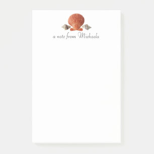 Post-it® Coquillages de plage modernes personnalisés