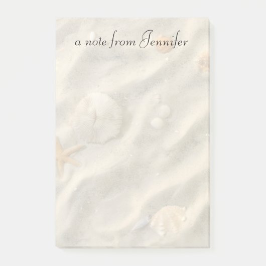 Post-it® Coquillages en sable (Devant)