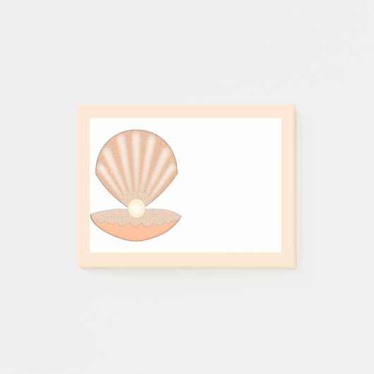 Post-it® Coquille d'huître et Perle Unisexe (Devant)