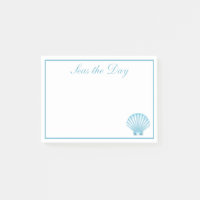 Coquille Nautique Blue Seashell Beach Motivation