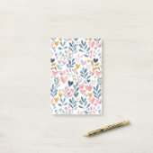 Post-it® Corações em Aquarela (Sur un bureau)