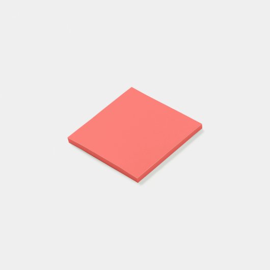 Post-it®  Corail (couleur solide)  (Incliné)