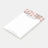 Post-it® Corail Moderne Koala Mignon et Feuille Tropicale (Incliné)