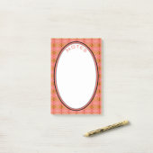Post-it® Corail ovale (Sur un bureau)