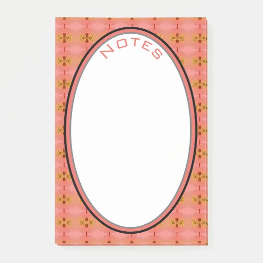 Post-it® Corail ovale (Devant)