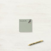 Post-it® Corbeau (Sur un bureau)