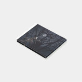 Post-it® Corbeau et squelette de rat au clair de lune (Incliné)