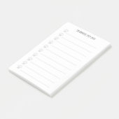 Post-it® Corbeille Paws Personnalisé Les Choses À Faire Pos (Incliné)