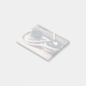 Post-it® Corde attachée à deux bollards (Incliné)