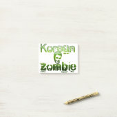 Post-it® coréen, zombie (Sur un bureau)
