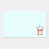 Post-it® corgi amoureux (Devant)