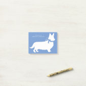Post-it® Corgi Chien Chien Pembroke Welsh (Sur un bureau)