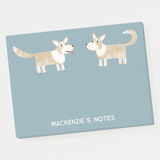Post-it® Corgi Dog Personnalisé