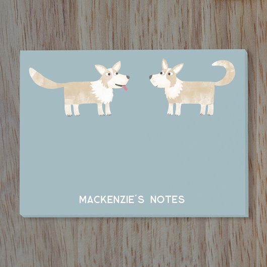 Post-it® Corgi Dog Personnalisé