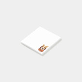 Post-it® Corgi Drôle Portant un Sweat à Capuche (Incliné)