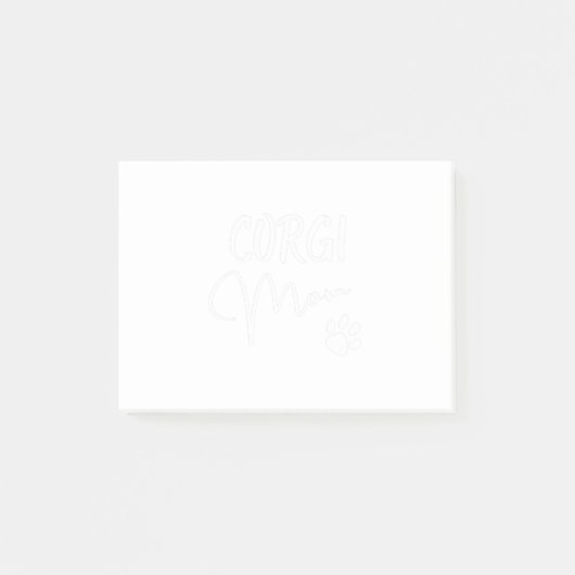 Post-it® Corgi Mom Cadeaux pour animaux de compagnie pour A (Devant)