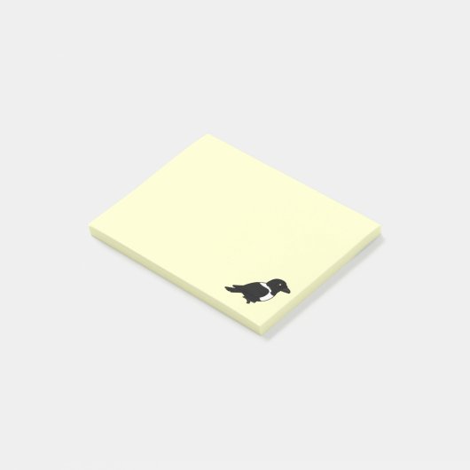 Post-it® Corneille pie de Birdorable (Incliné)
