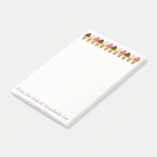 Post-it® Cornets de crème glacée (Incliné)